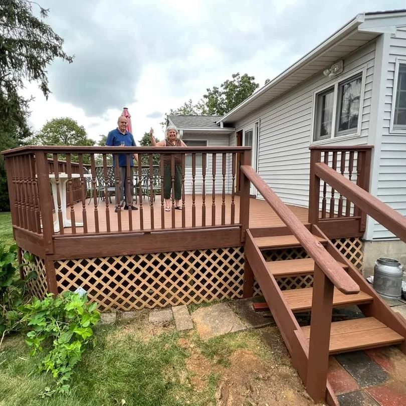 Cedar deck repair