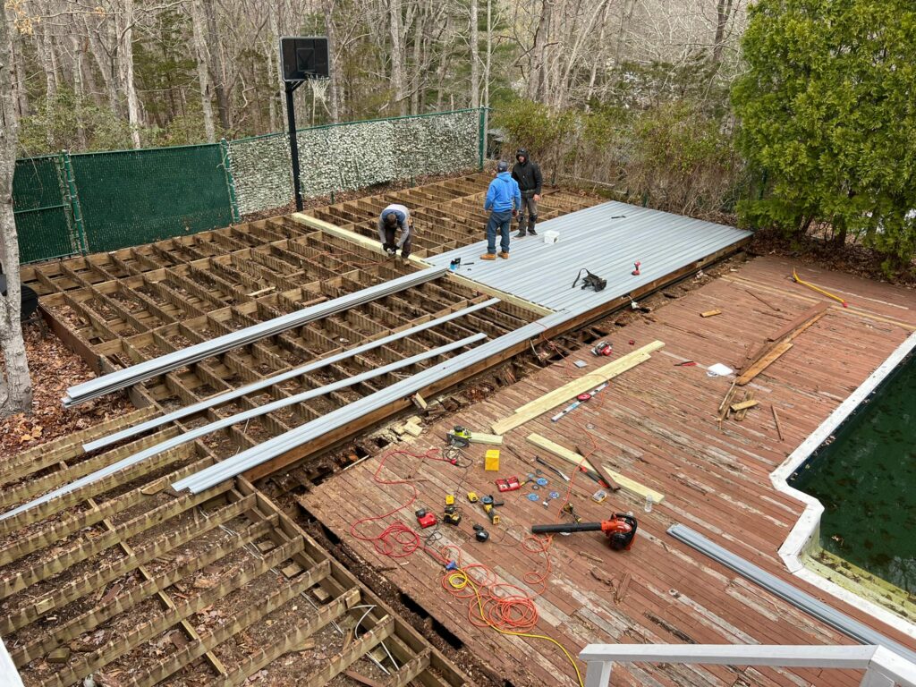 Project Showcase Sag Harbor Deck Replacement Eled Decking