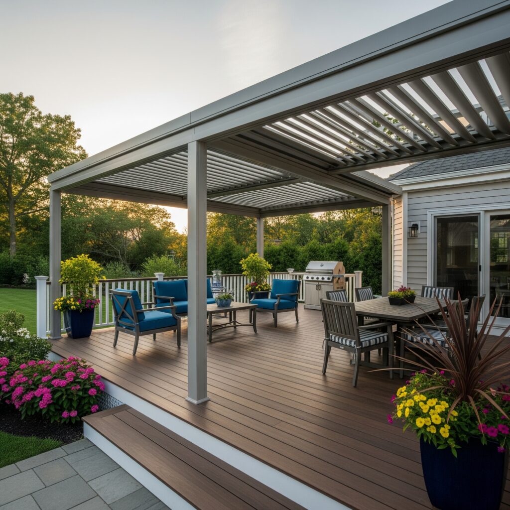Deck Shade Structures for Long Island Homes | Eled Decking
