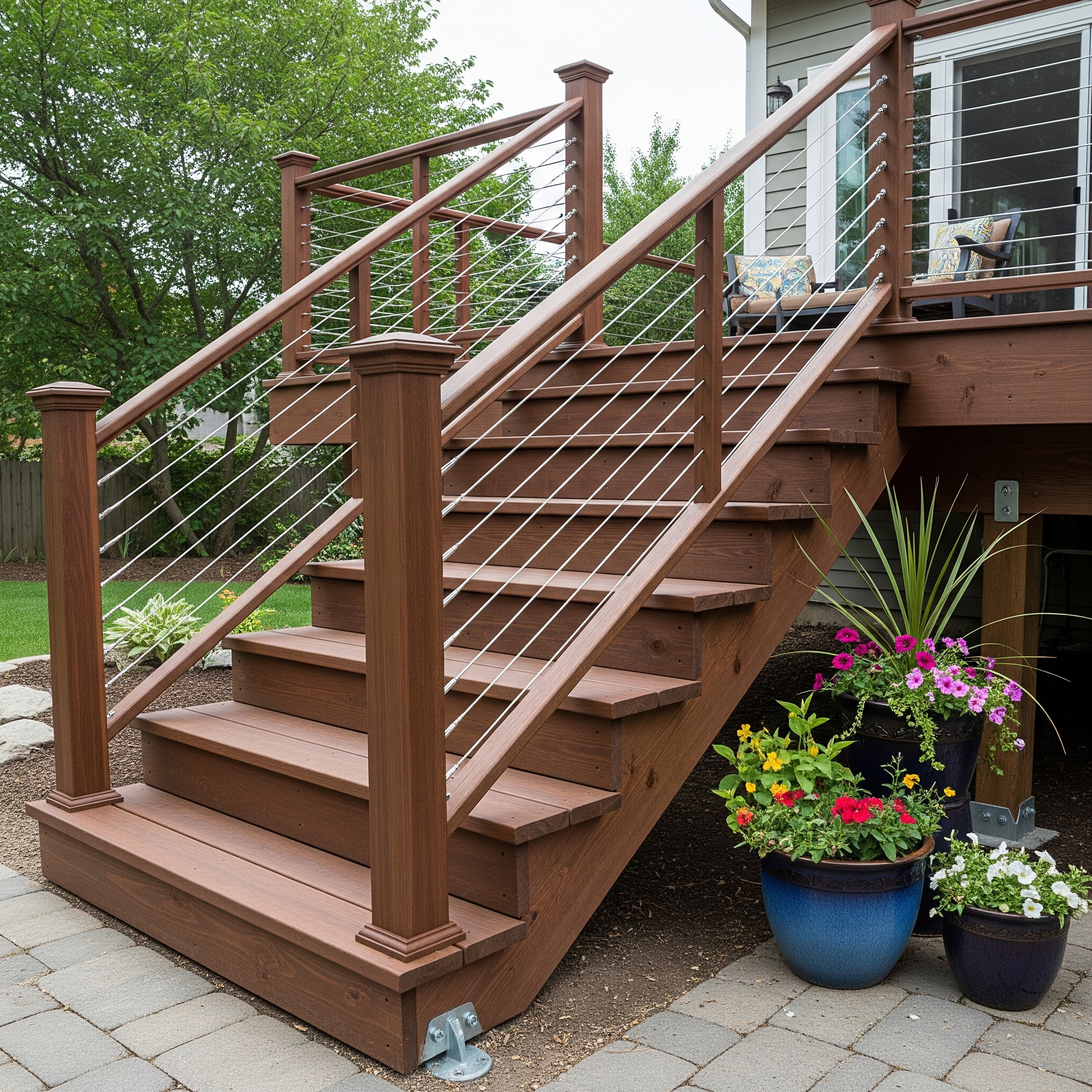 deck stairs and safety Long Island
