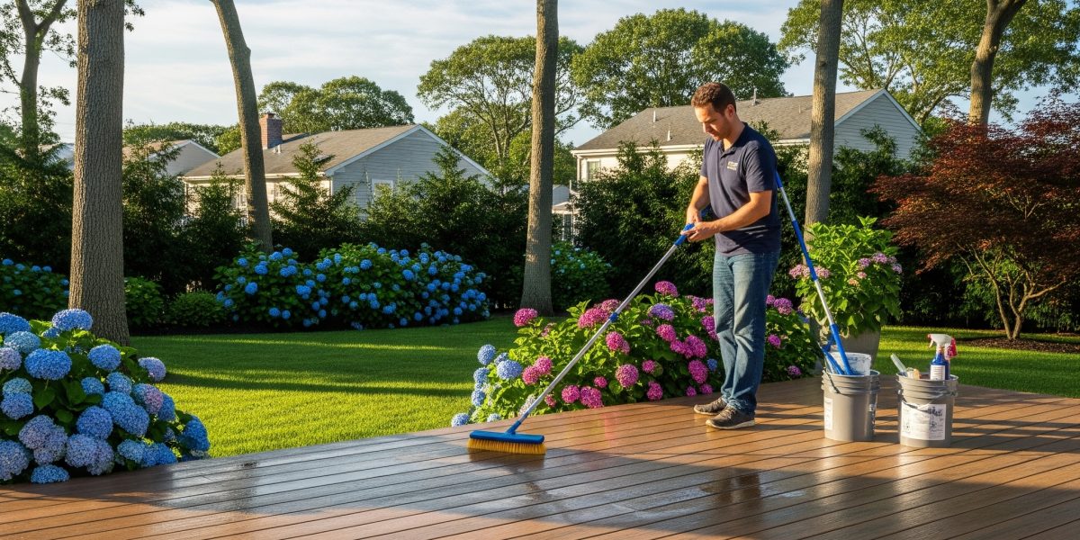 composite deck maintenance Long Island