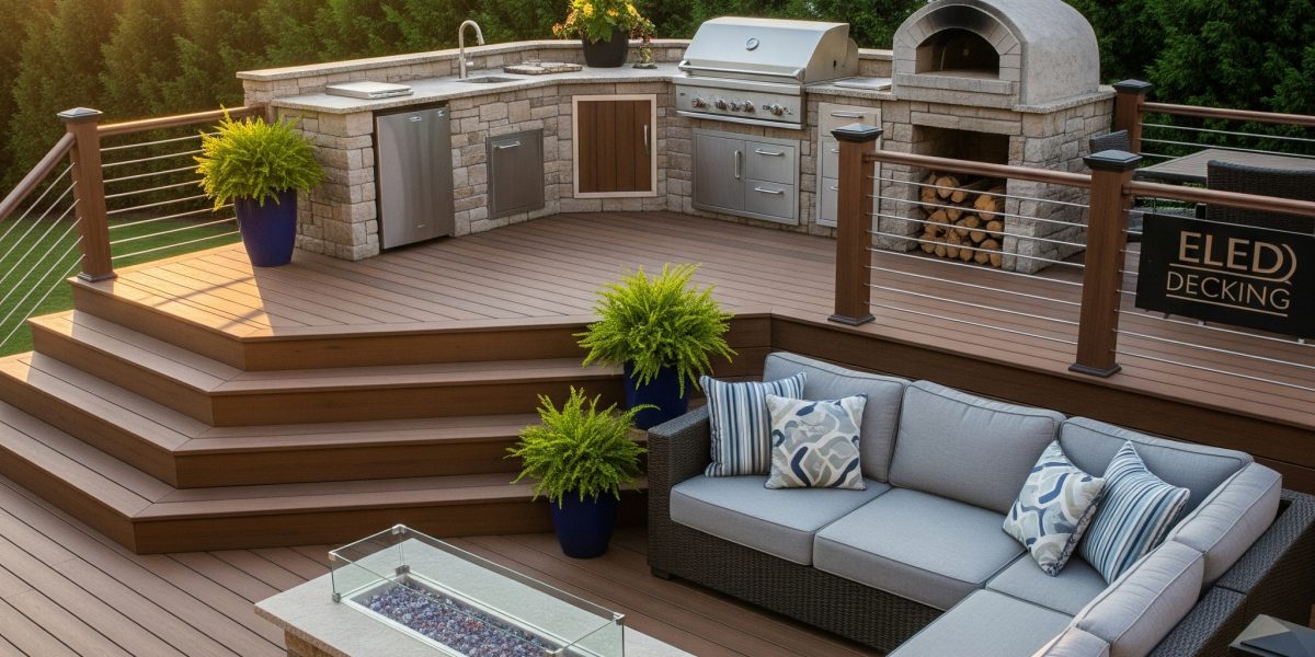 multi-level deck designs Long Island