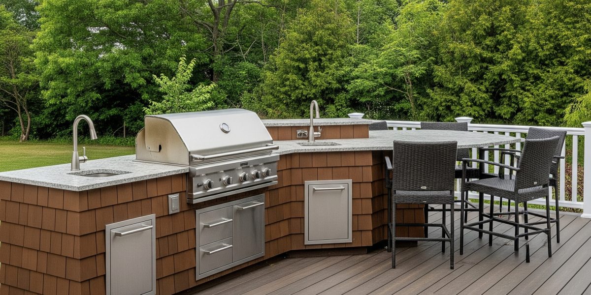 Outdoor Kitchen Integration Long Island Decks