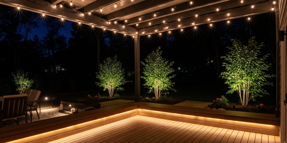 deck lighting ideas Long Island