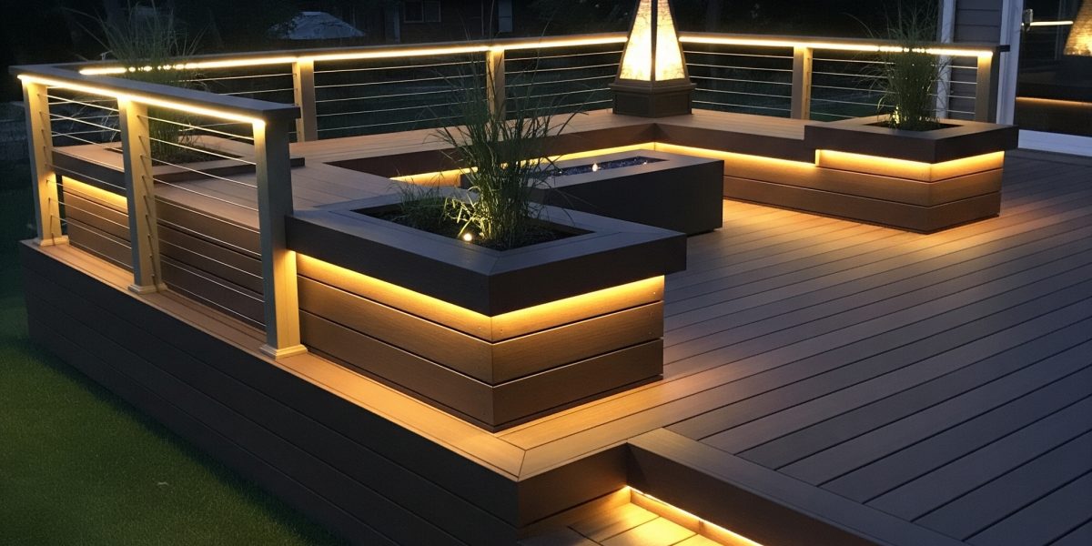 deck lighting integration Long Island