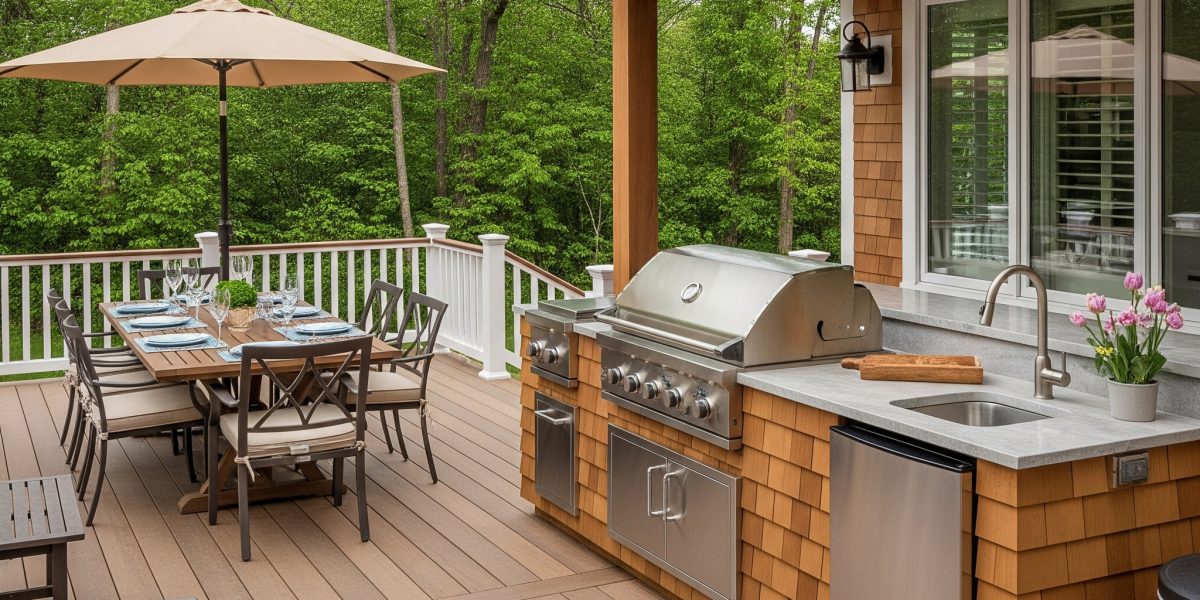 outdoor kitchen integration Long Island