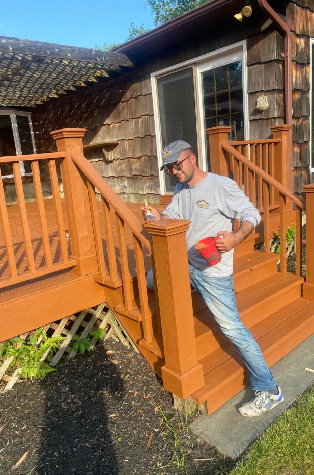 deck painting or staining